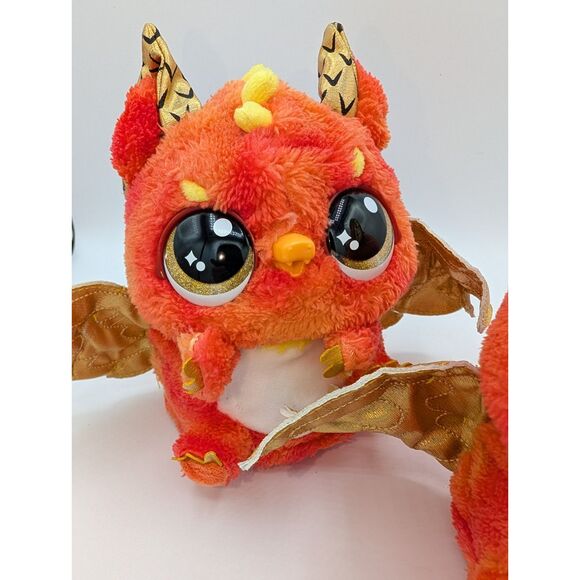 Two Hatchimals Alive Mystery Hatch Draggles Spin Master Interactive Plush Flame - Picture 5 of 9